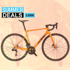 Bicicleta KTM Revelator Alto Elite Di2 25 (Laranja)(Carbon)